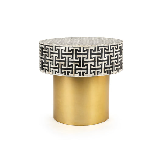 golden side table