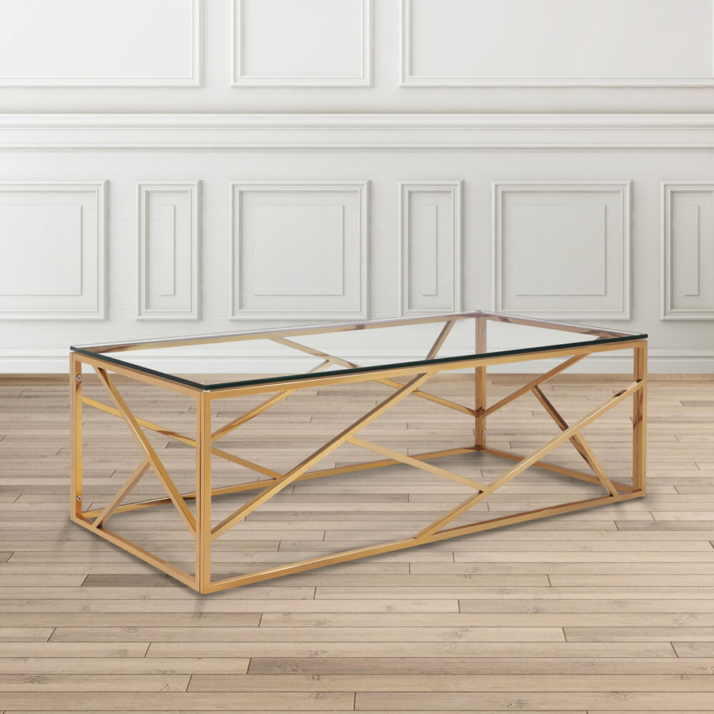 glass coffee table