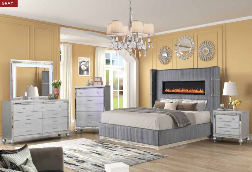 grey bedroom set