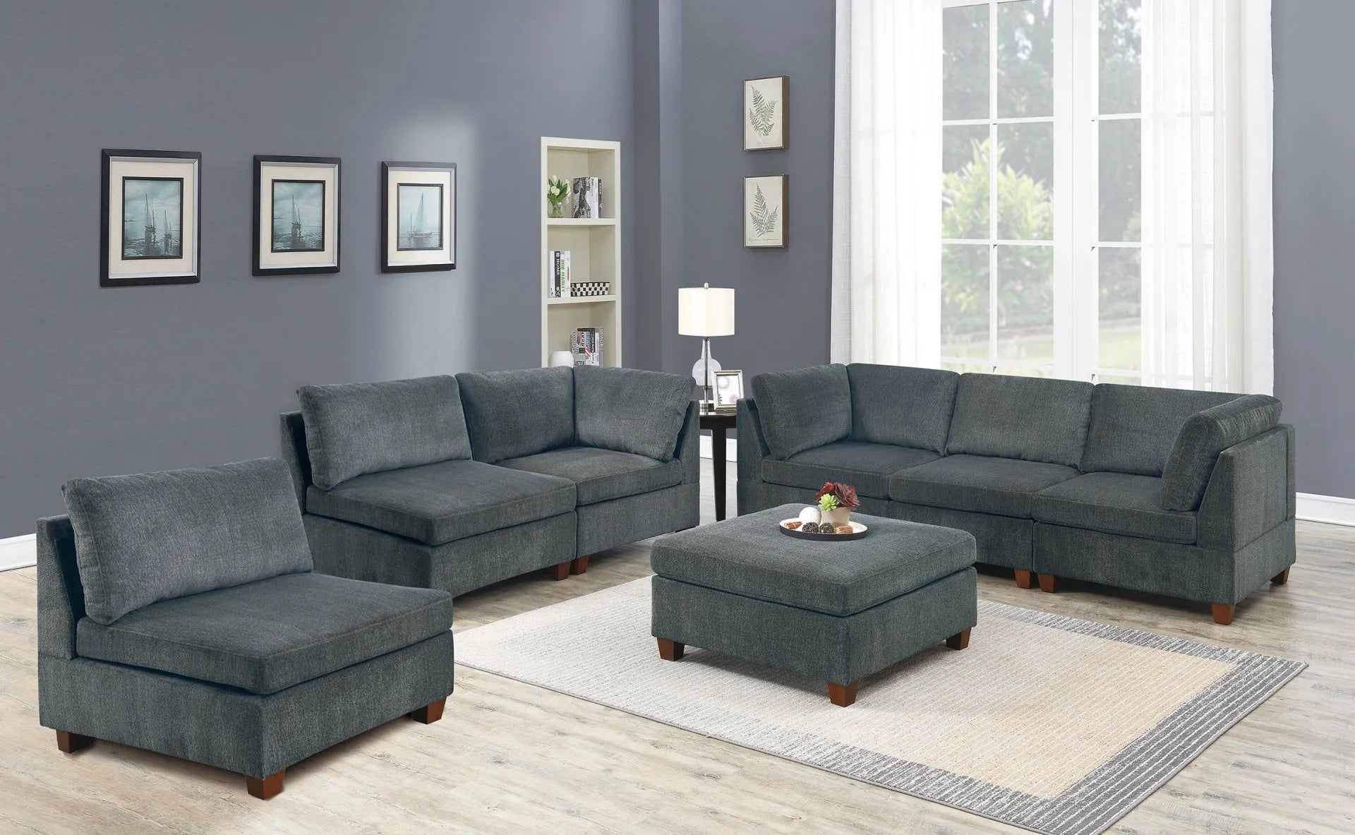 grey sofa set