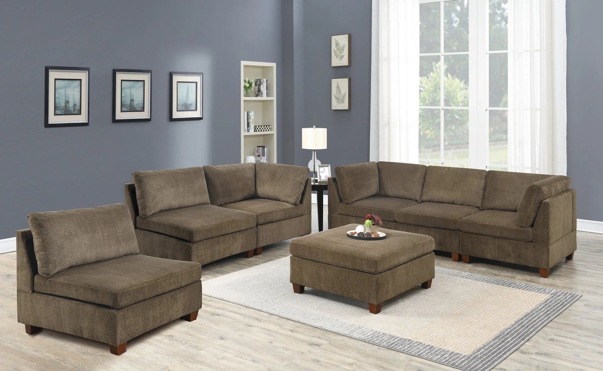 tan sofa set