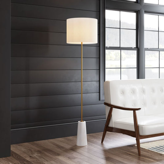 White floor lamp