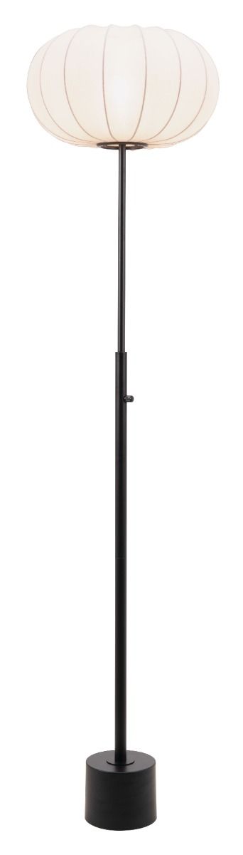 Black floor lamp