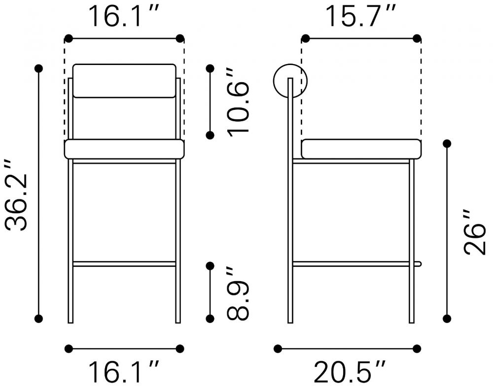 boucle counter stool