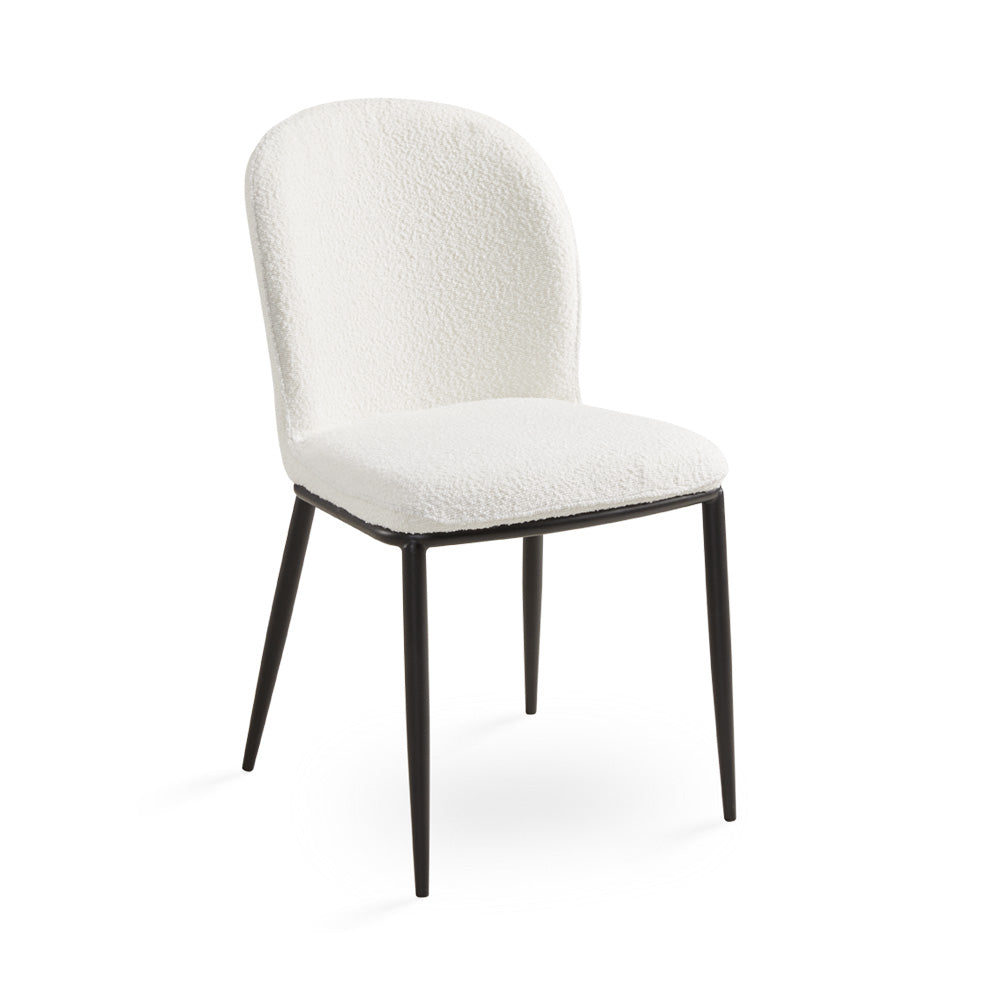 white dining chair