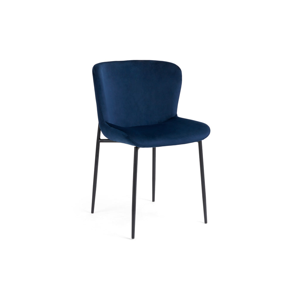 blue dining chair