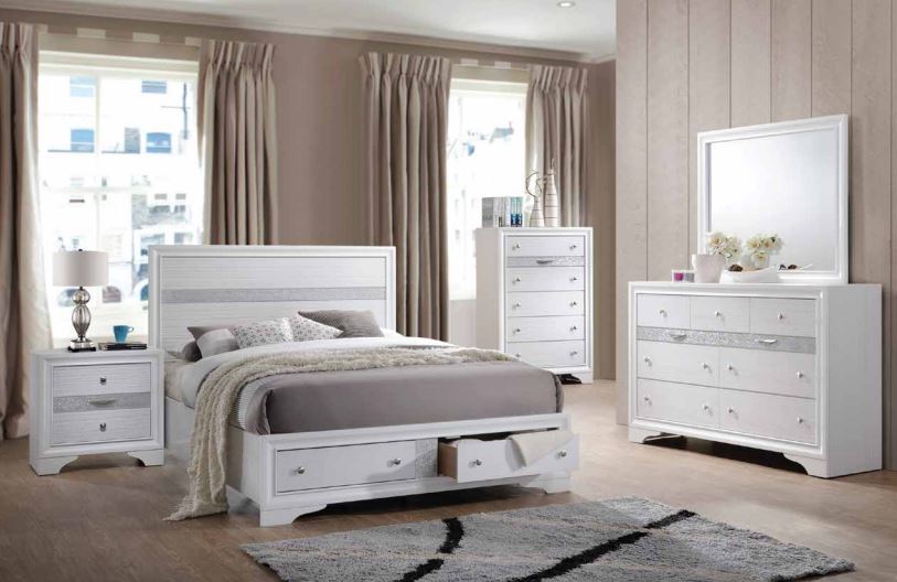 white bedroom set