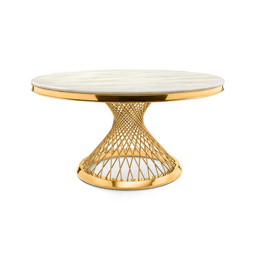 gold base dining table