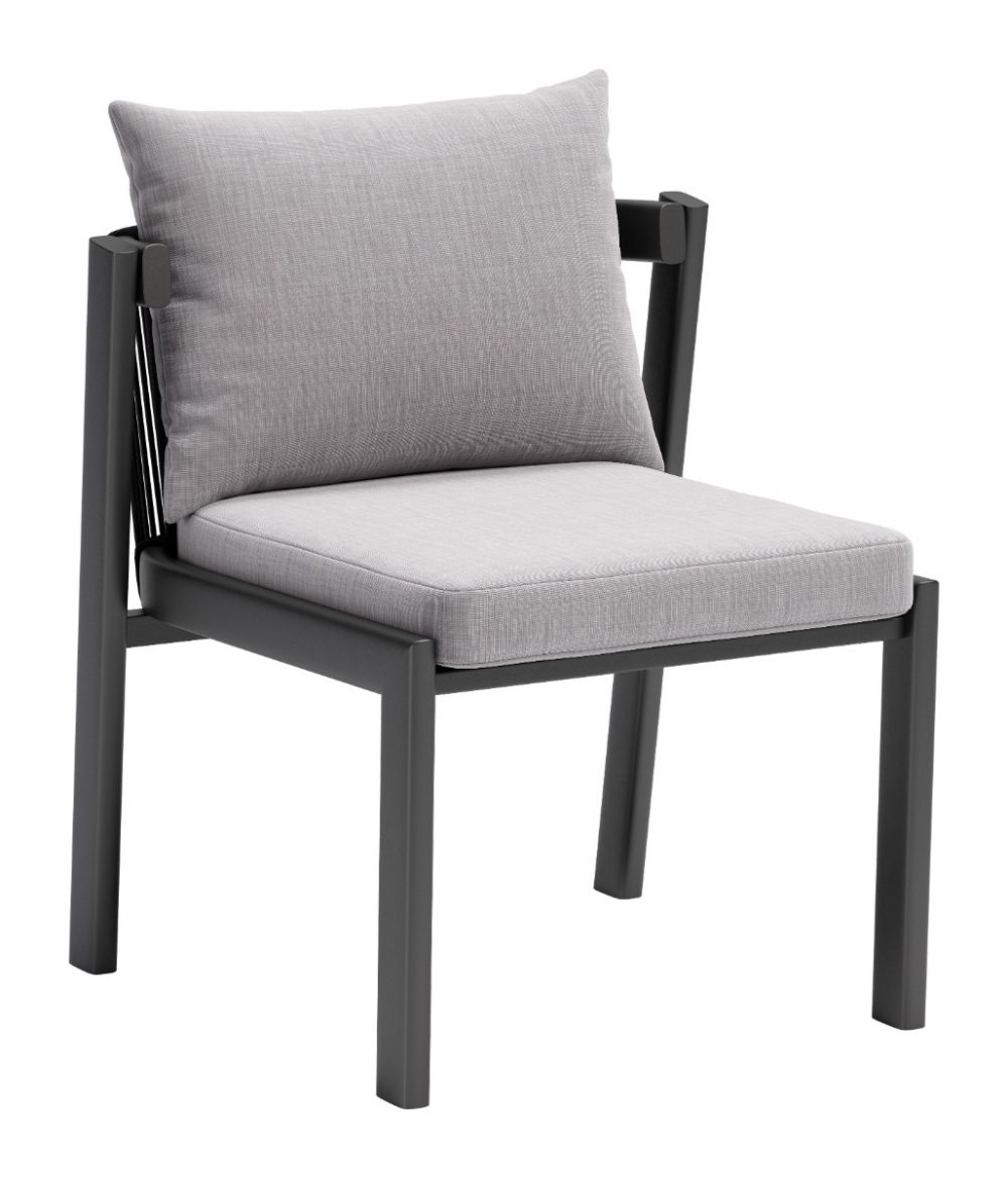 grey outdoor dining chair