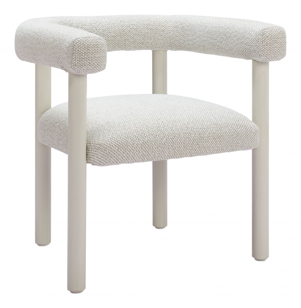 white outdoor dining chair