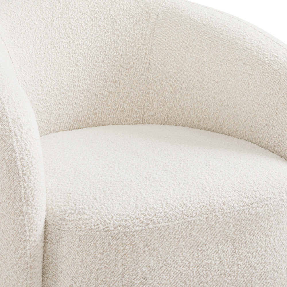 boucle accent chair