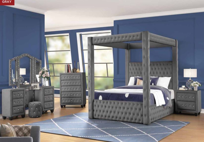 grey bedroom set