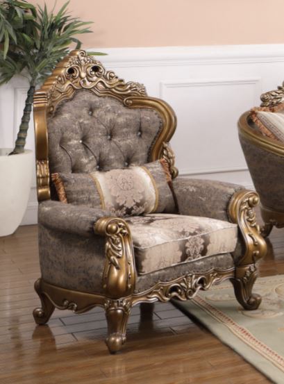 golden premium sofa set