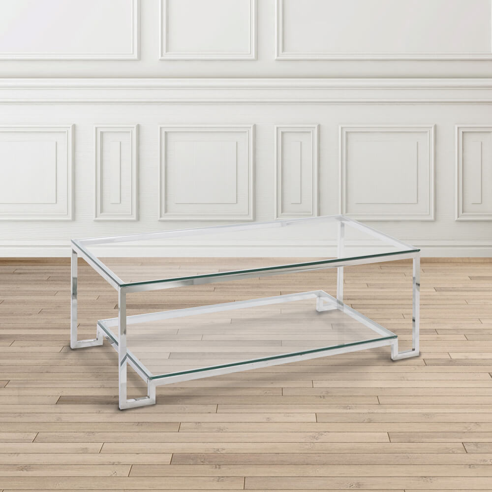 silver coffee table