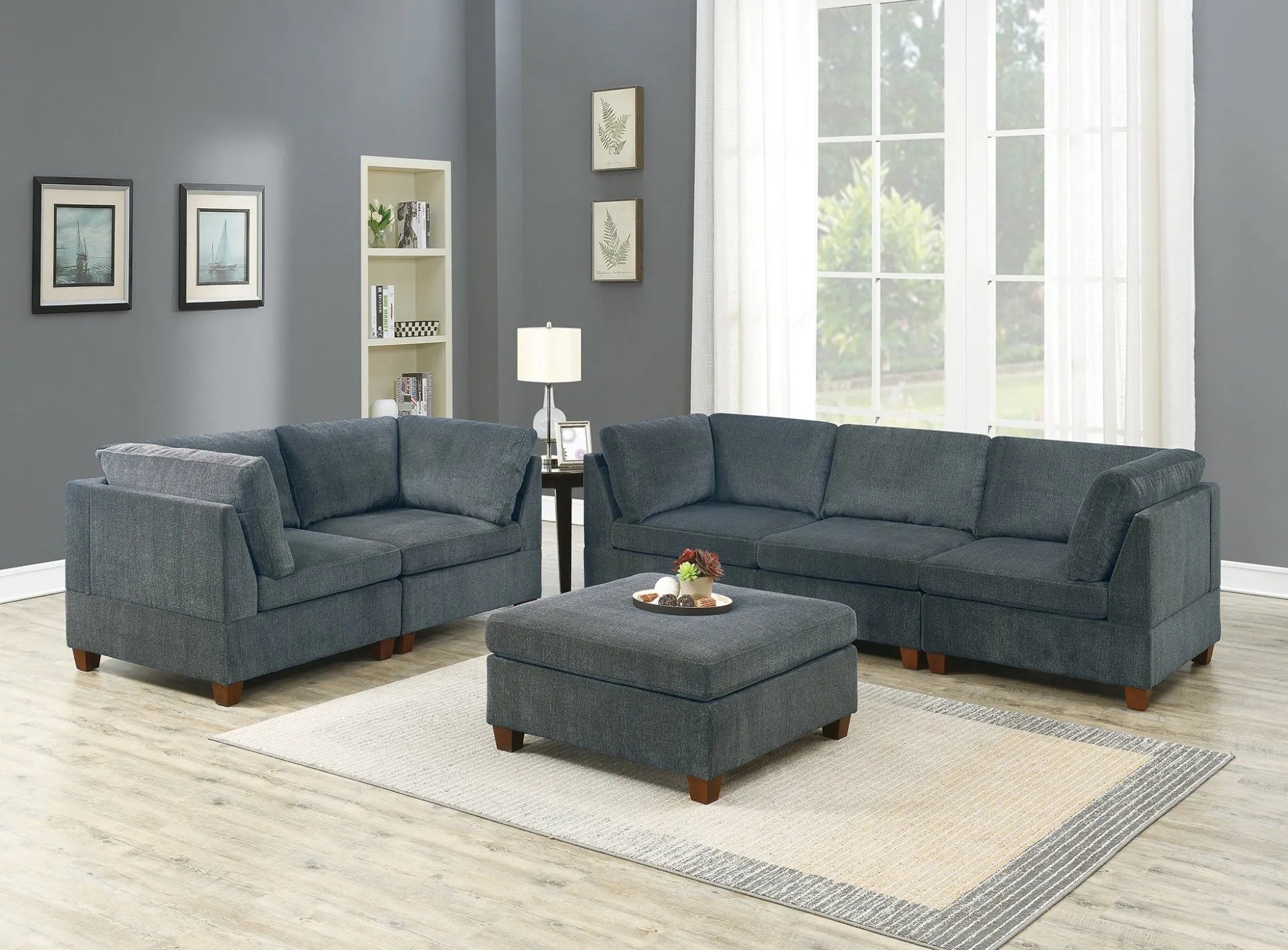 grey sofa set