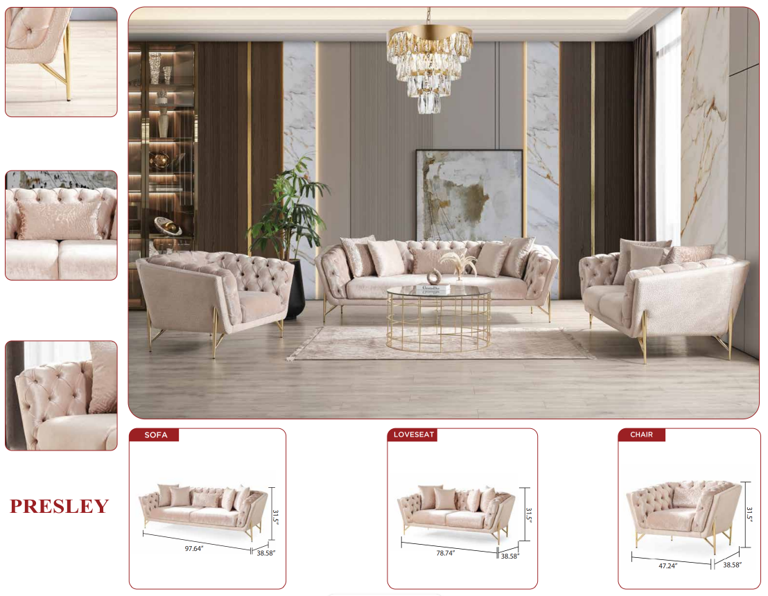 beige fabric sofa set