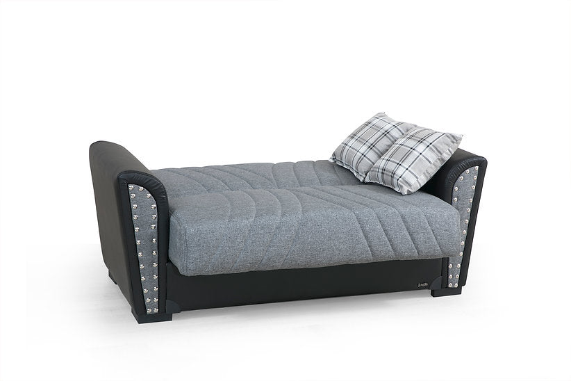 grey fabric sofa set