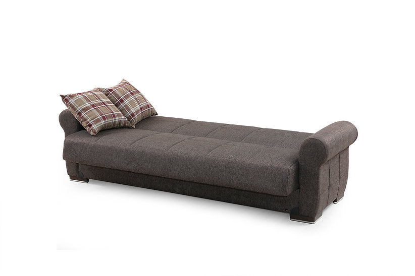 brown fabric sofa set