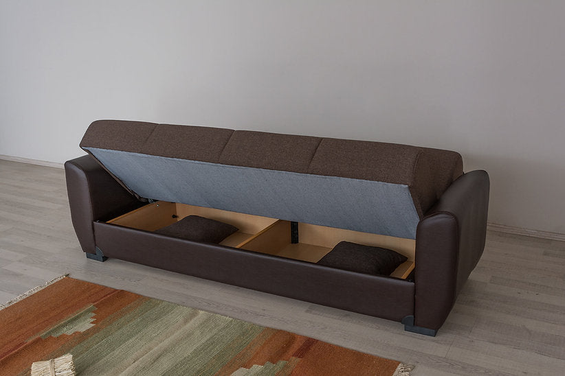 brown fabric sofa set