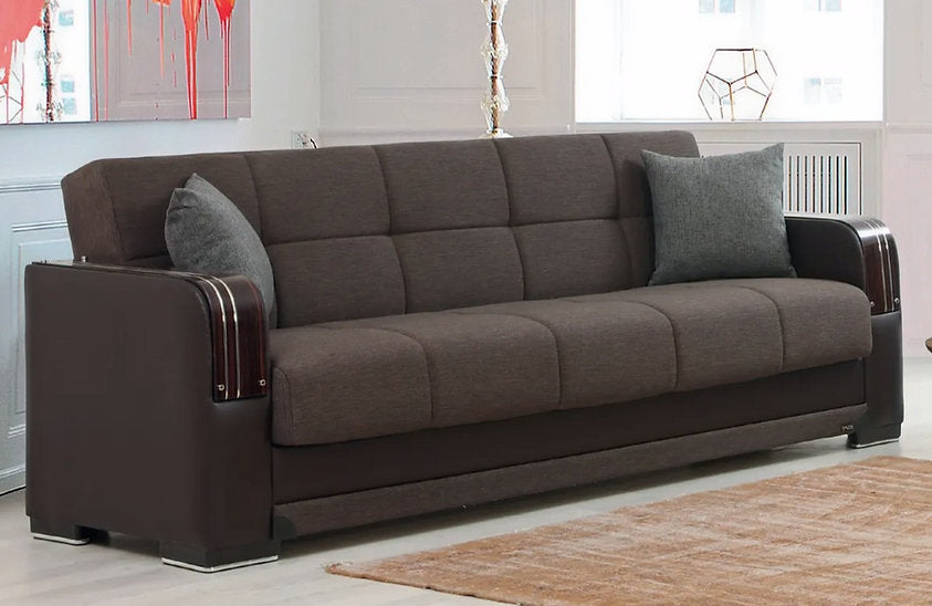 charcoal fabric sofa set