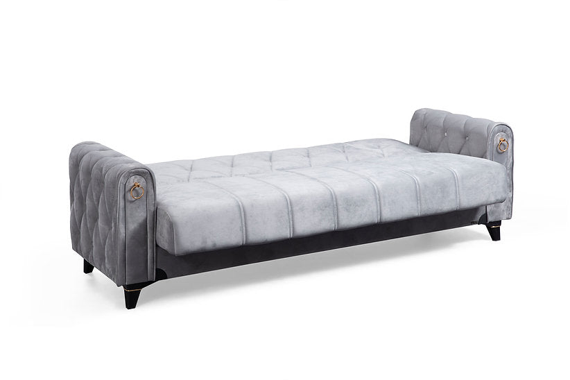 light grey fabric sofa set