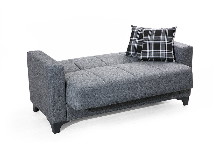 light grey fabric sofa set