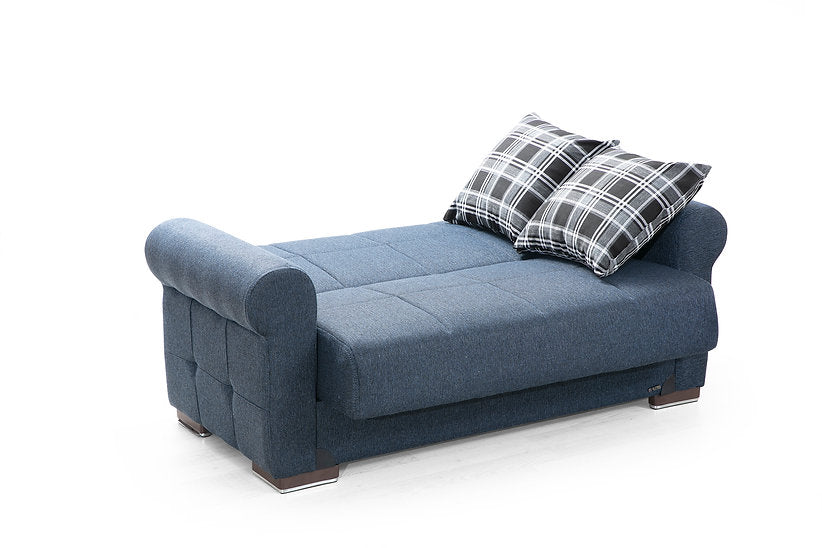 navy fabric sofa set