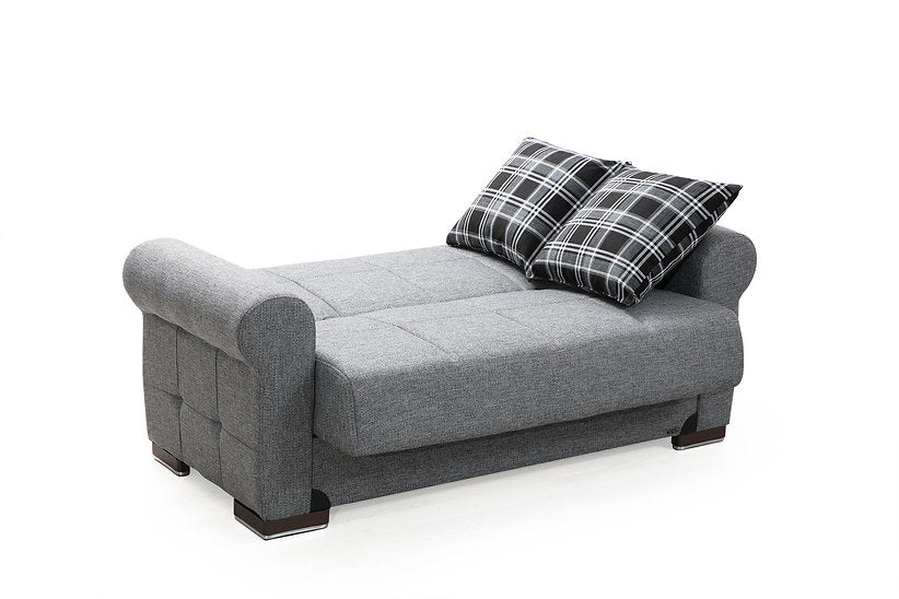 grey fabric sofa set