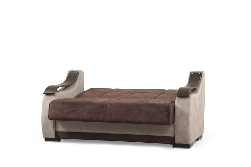 brown fabric sofa set