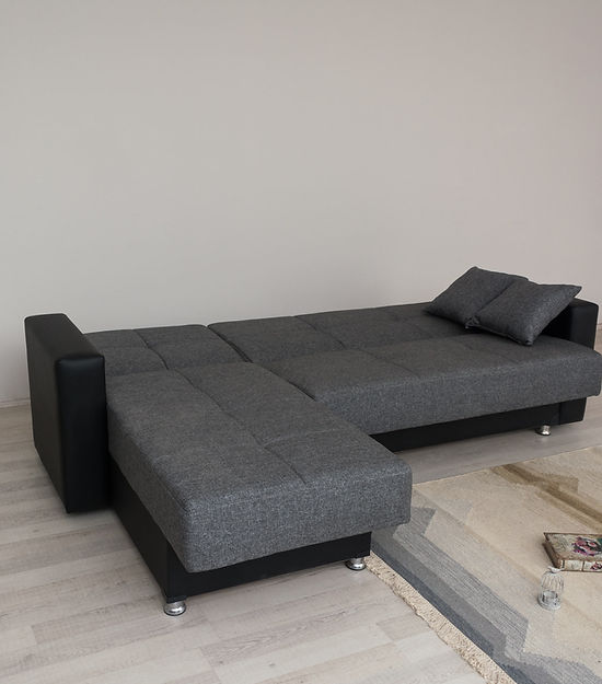 grey fabric sofa sectional