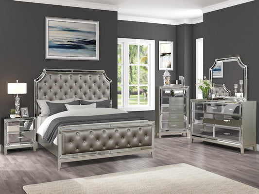 silver bedroom set