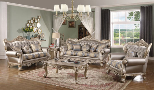 Traditional design sofa set