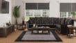 black sofa sectional