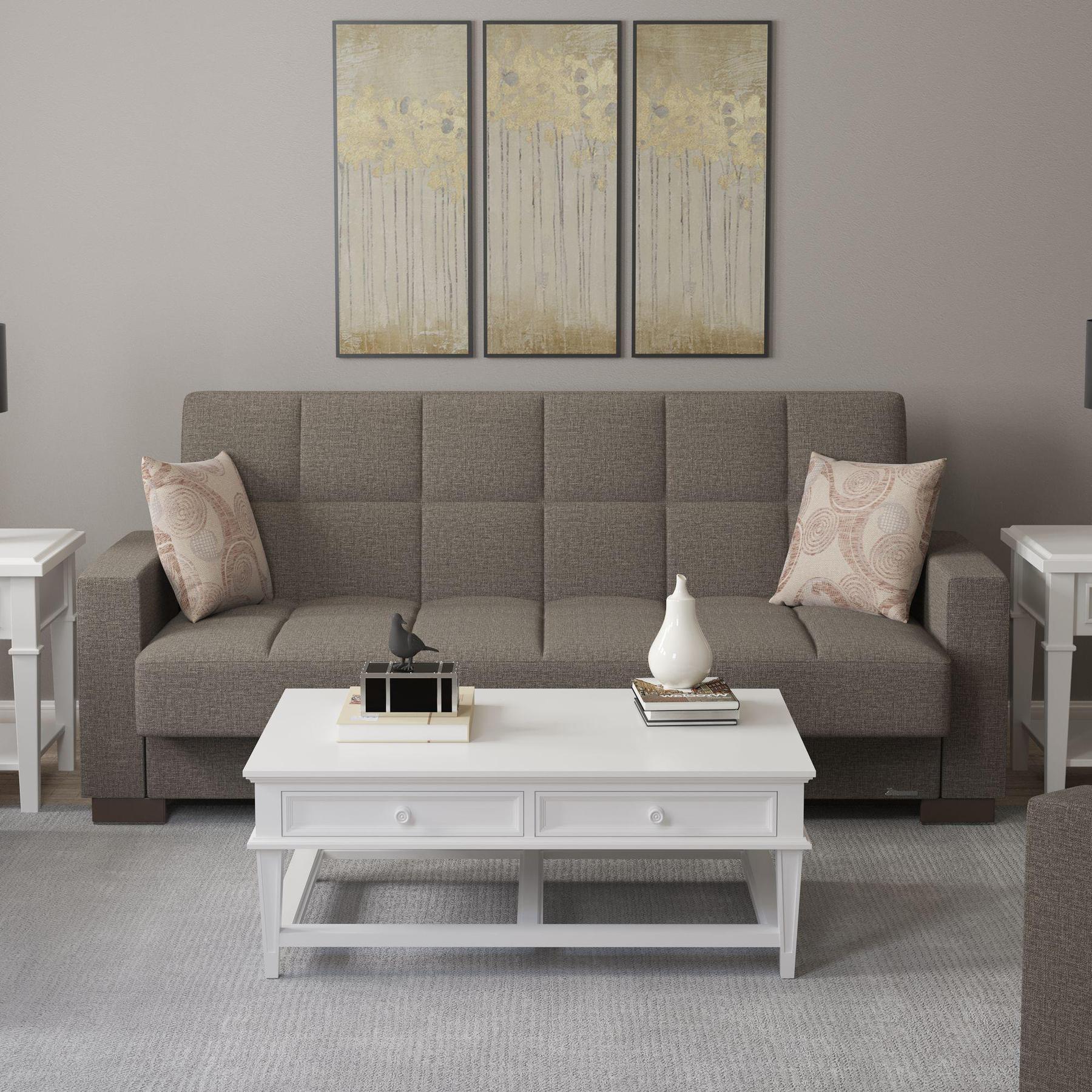 dark grey fabric sofa 