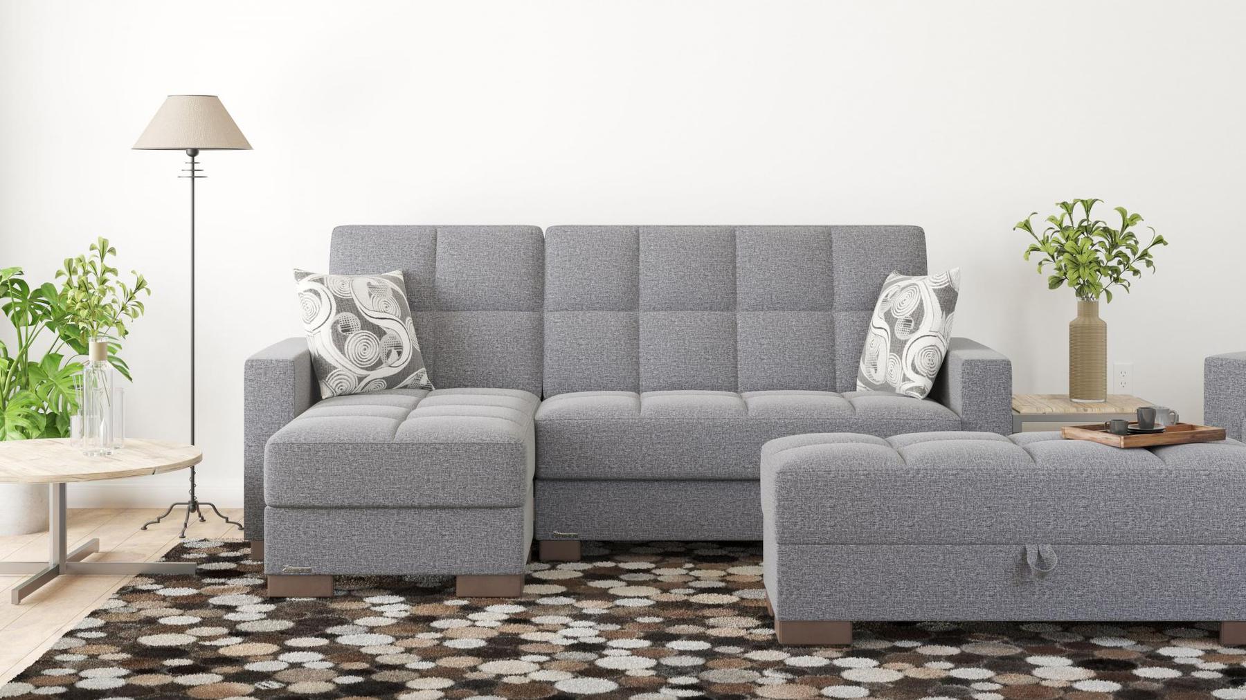 grey sofa sectional