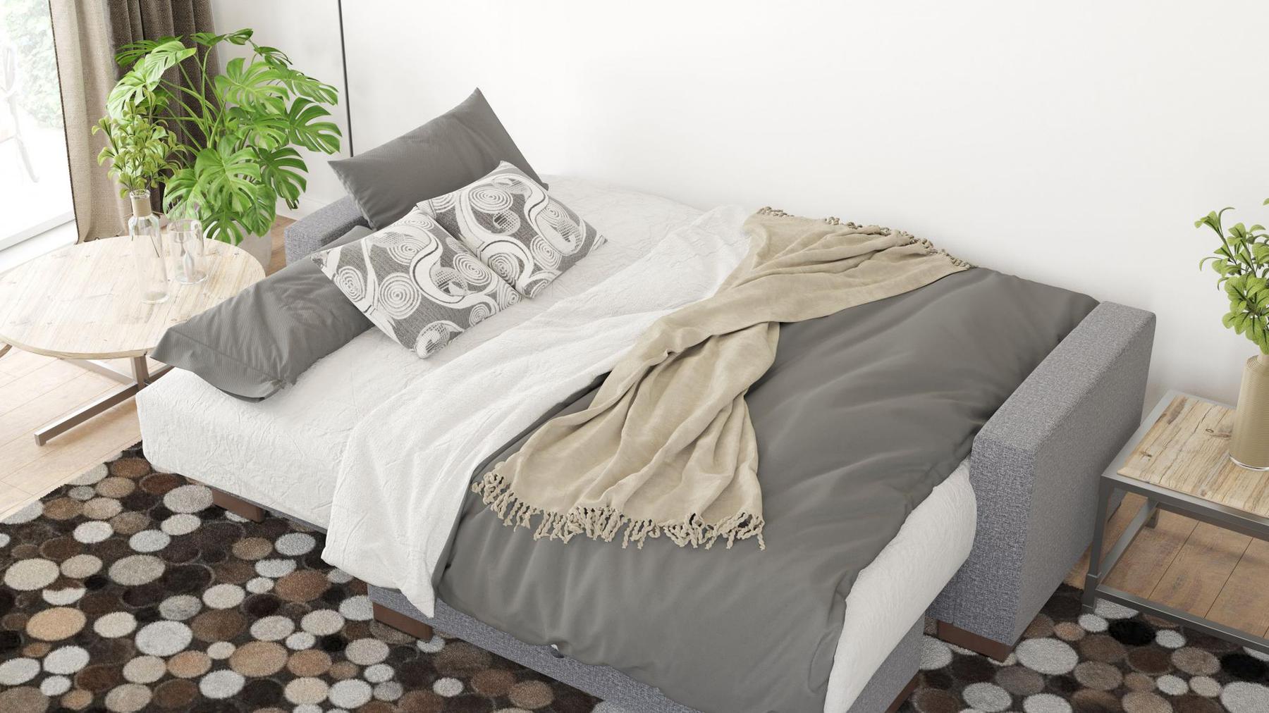 grey convert bed