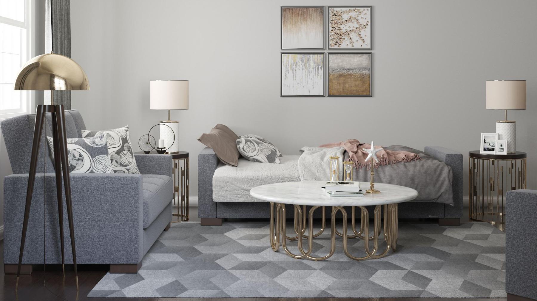dark grey fabric sofa 