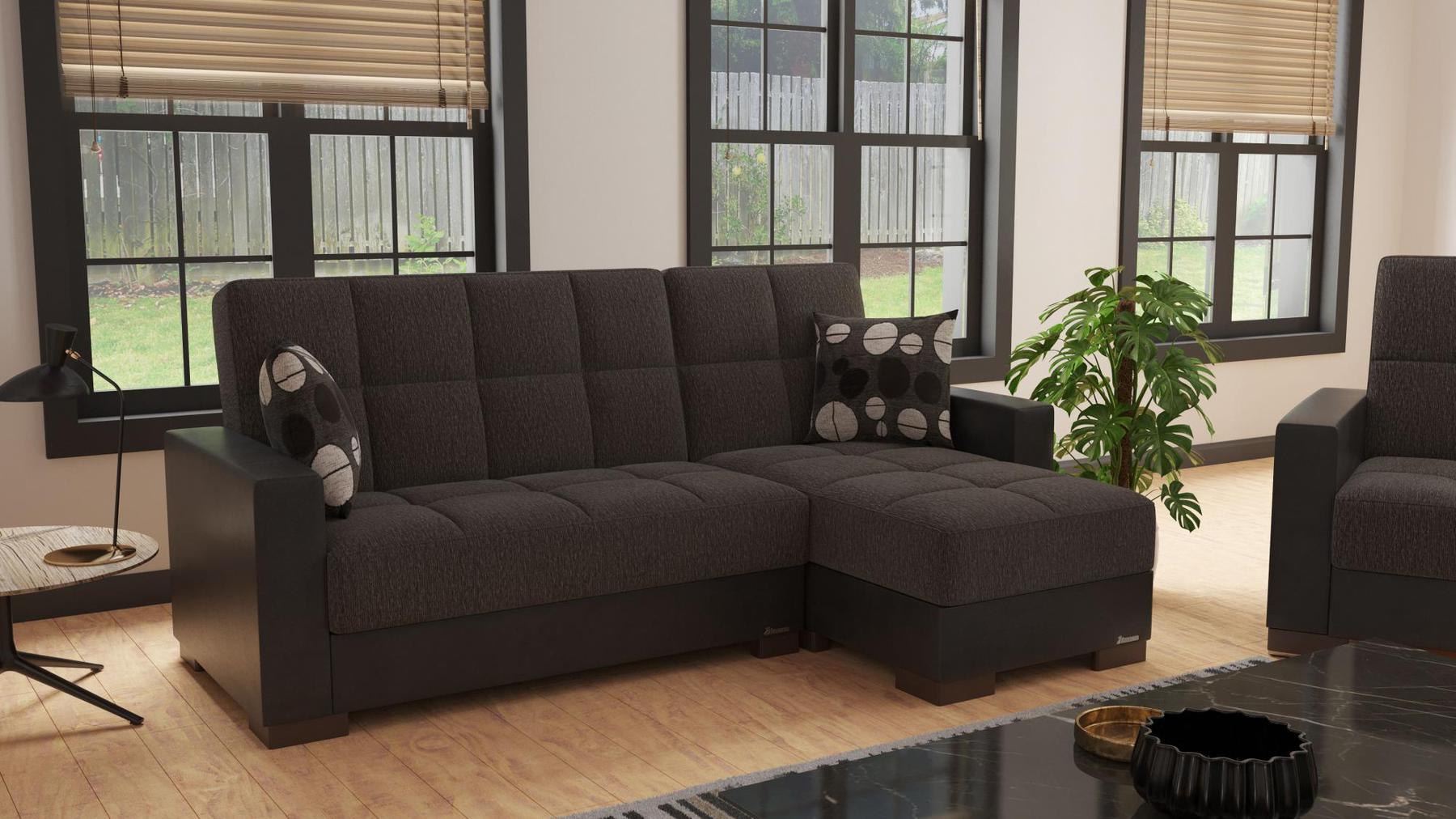 dark grey sofa sectional