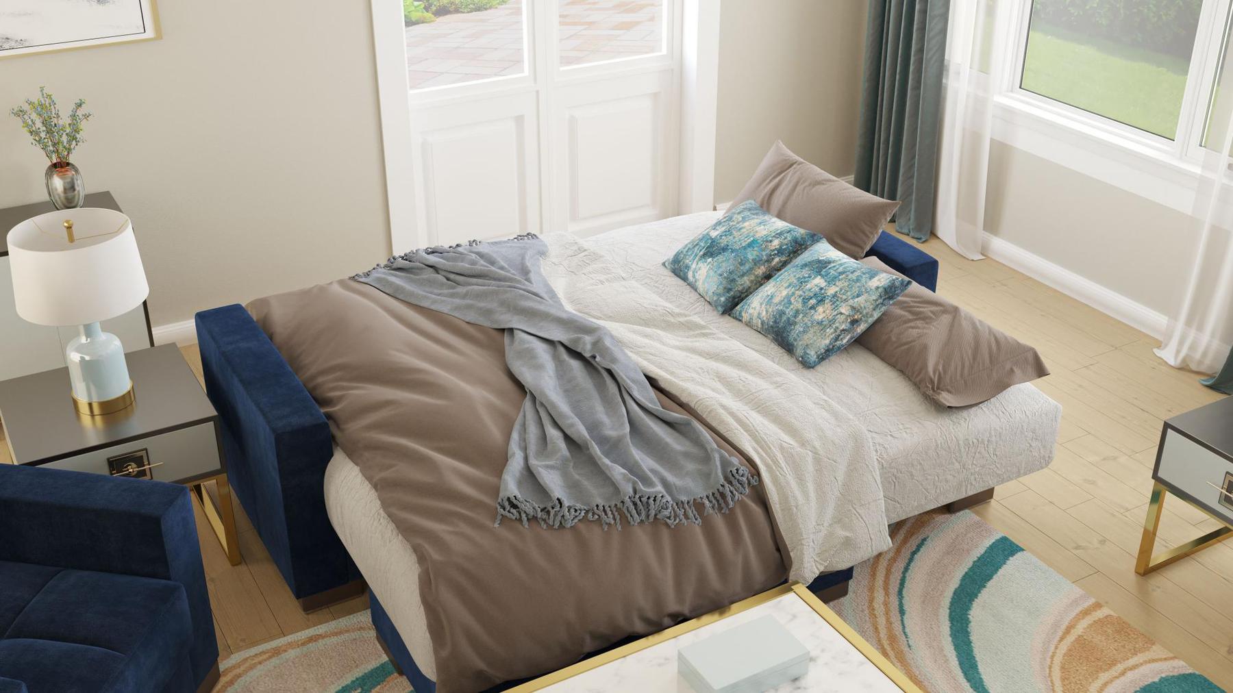 grey convert bed