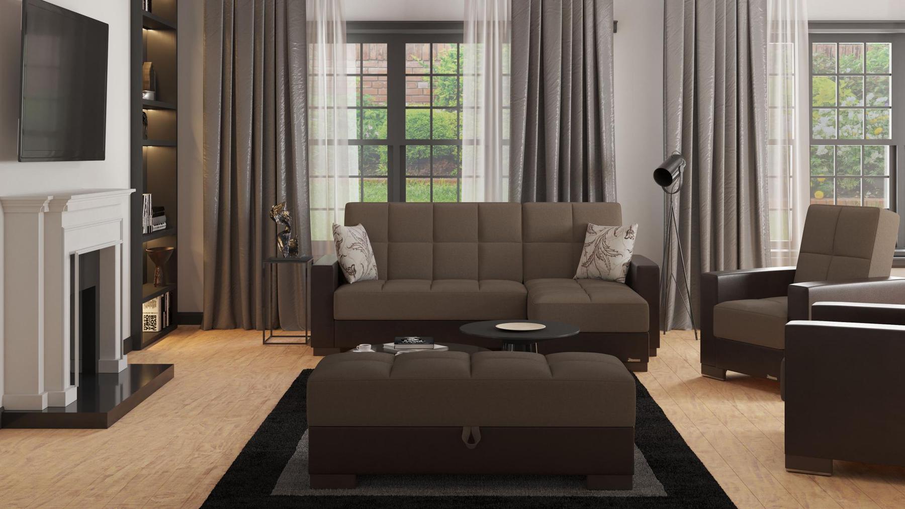 taupe fabric sofa sectional
