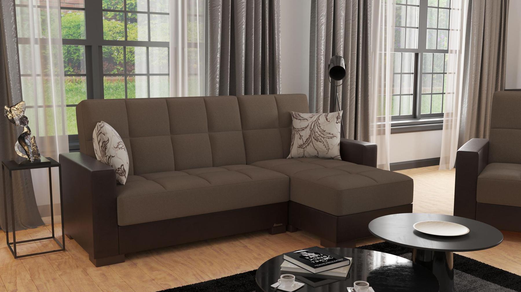brown sofa sectional