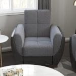 grey fabric sofa