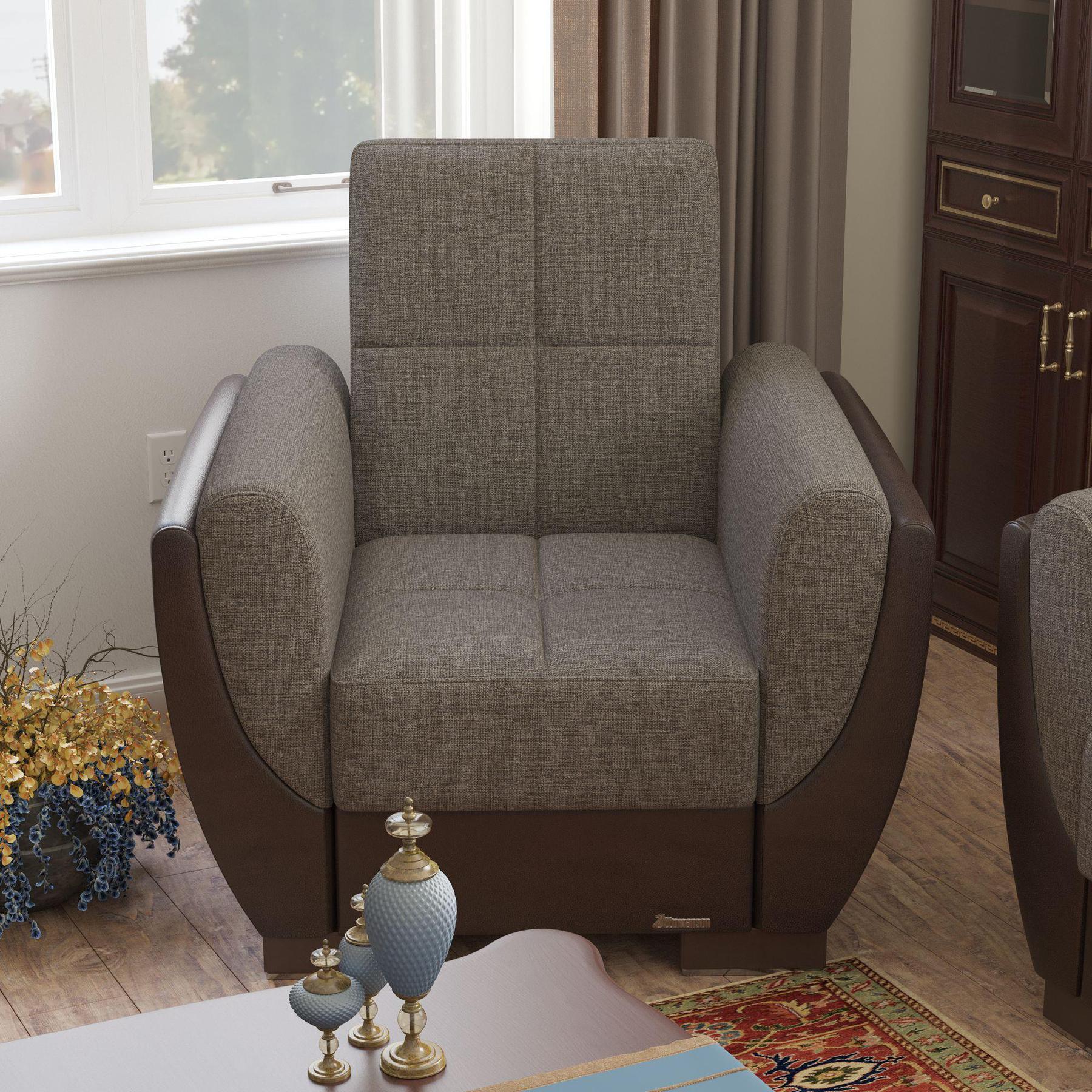 grey fabric chair