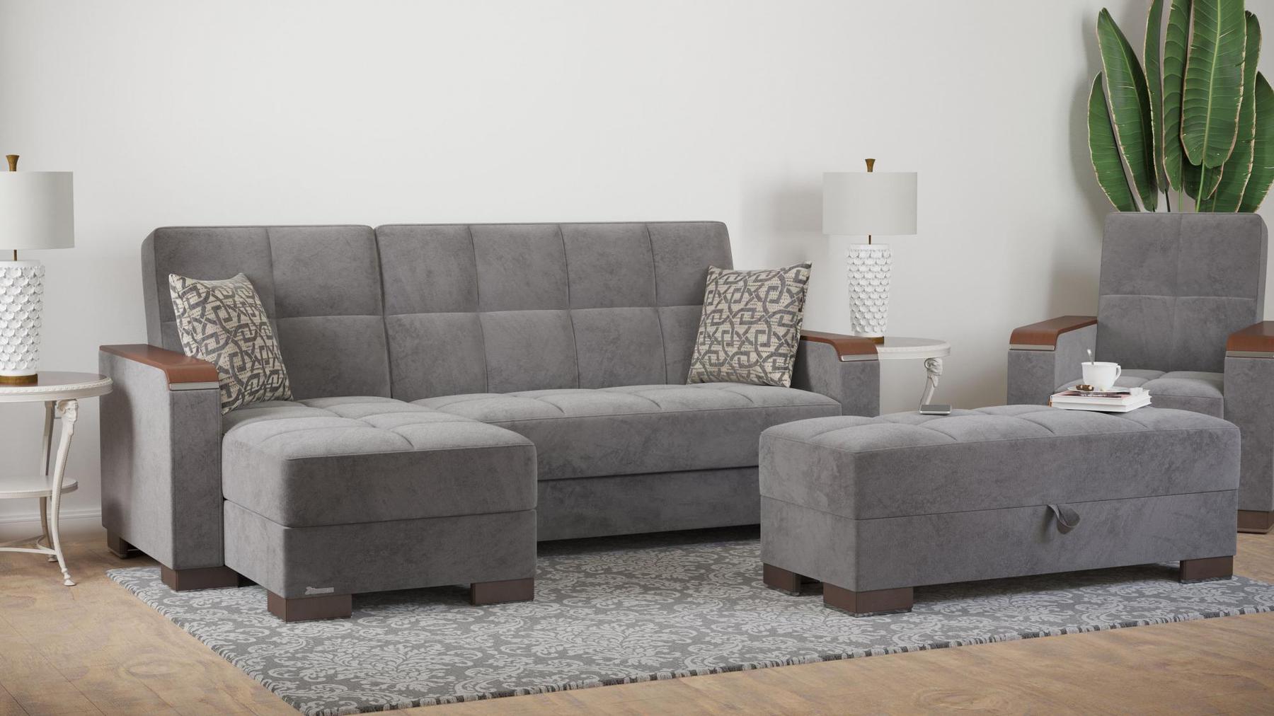 grey sofa sectional