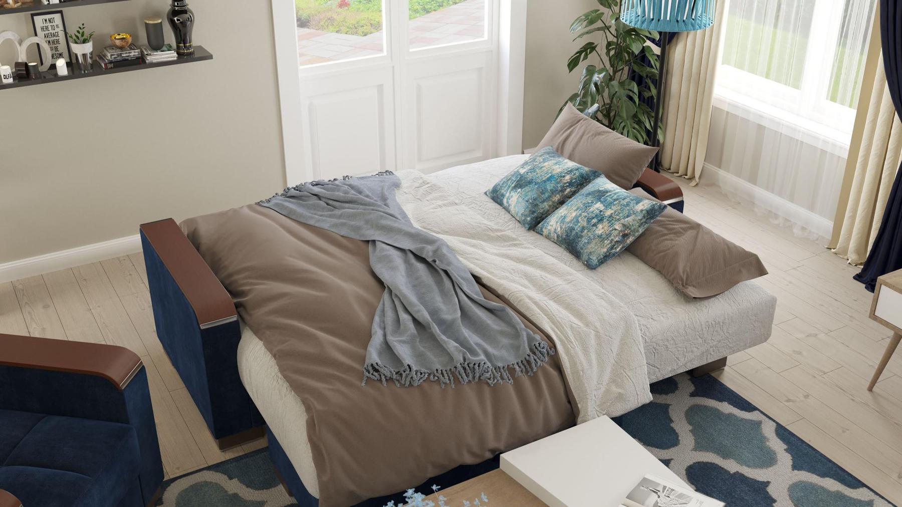 blue convert bed
