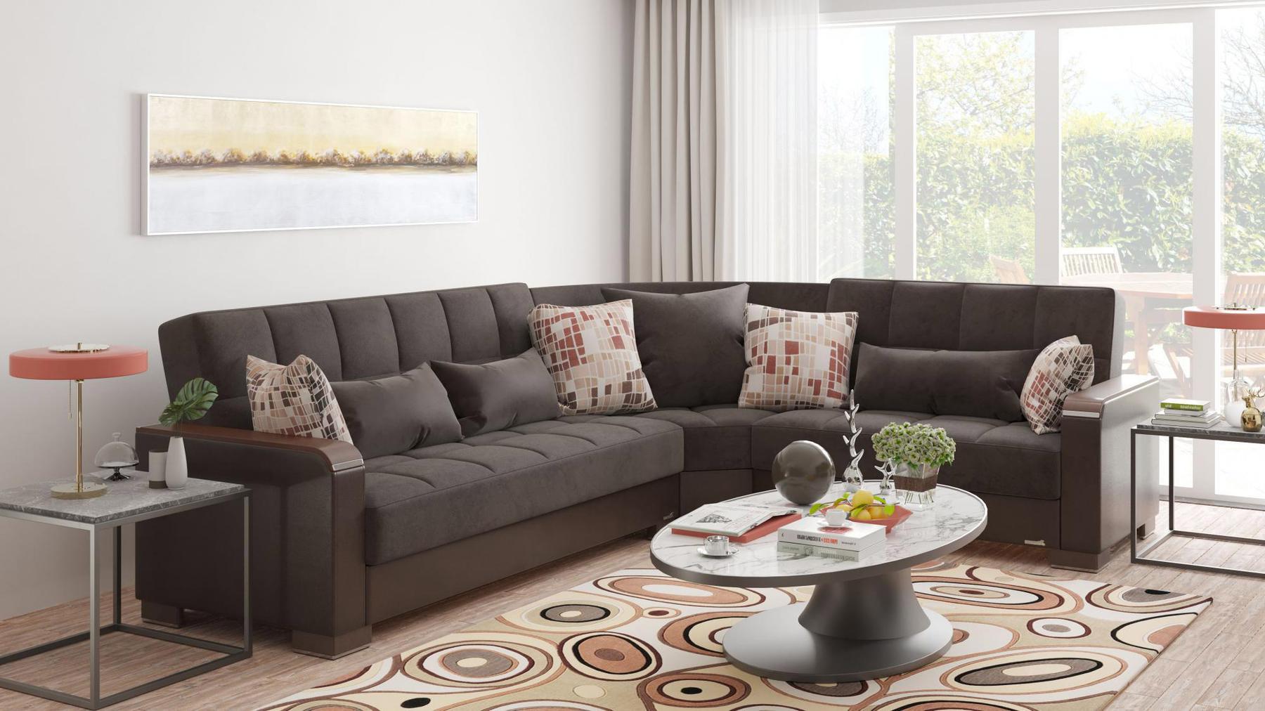 fabric sofa sectional