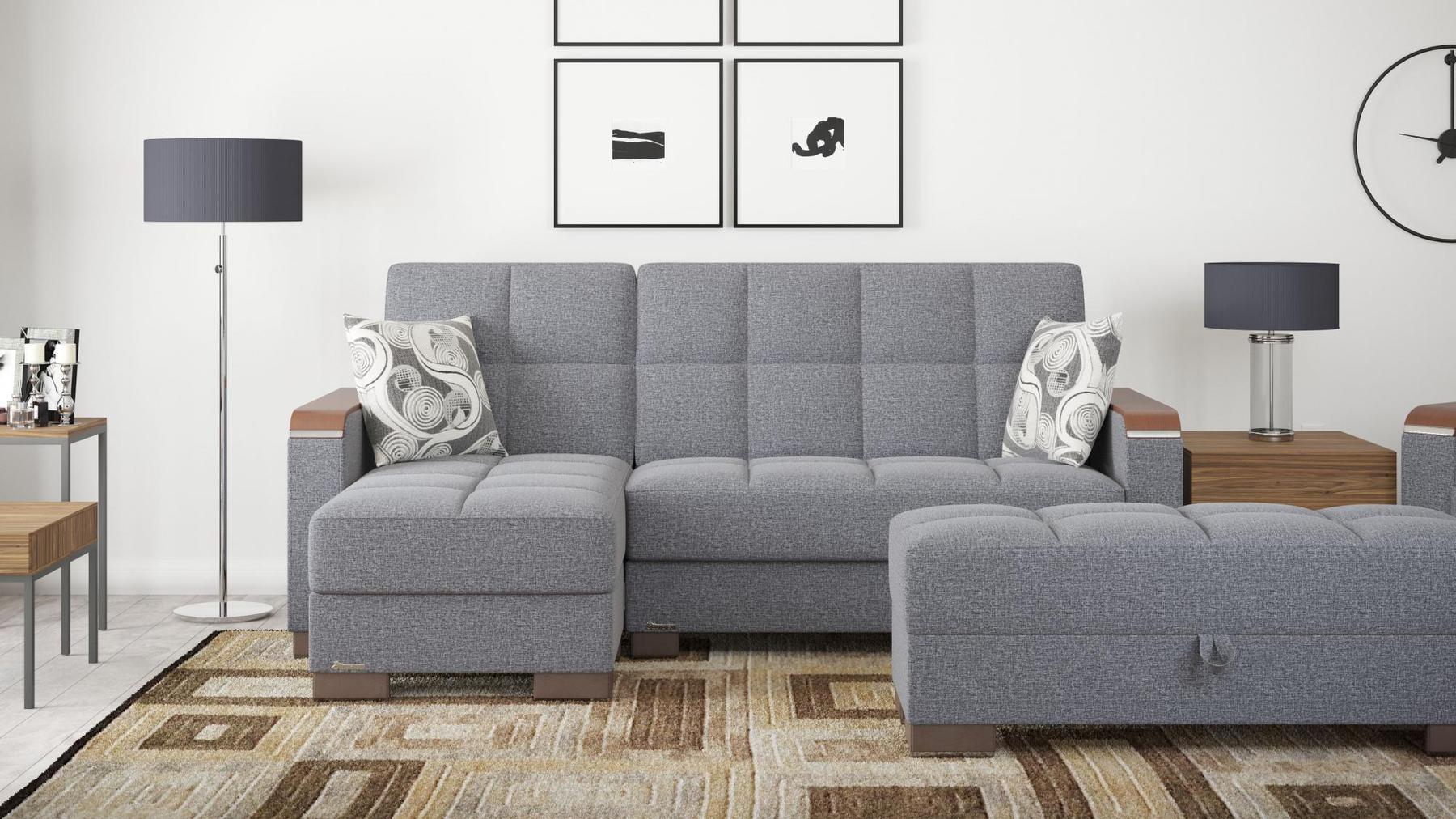 grey sofa sectional