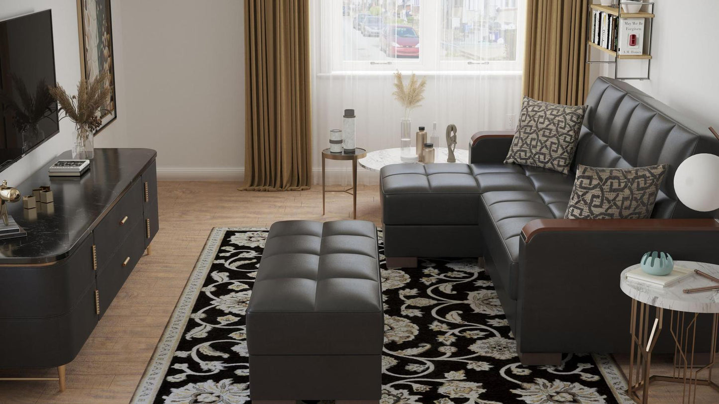 best dark brown leather sofa sectional