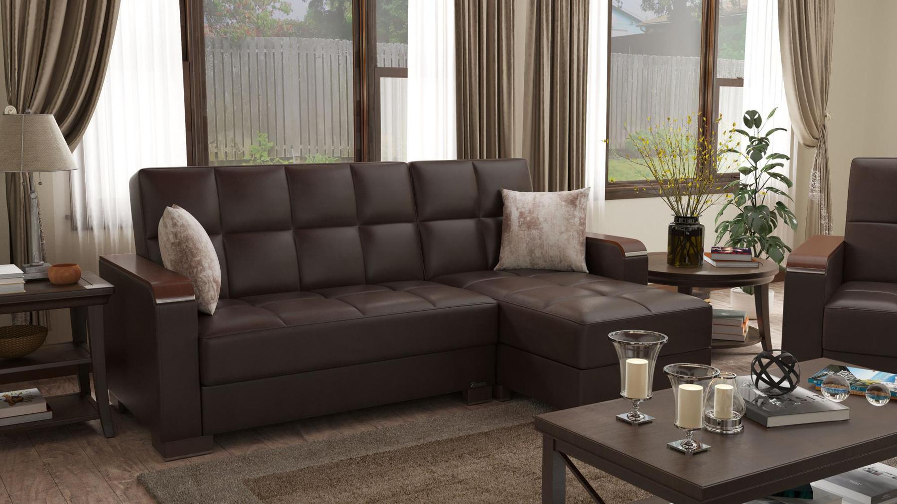 leather sofa sectional