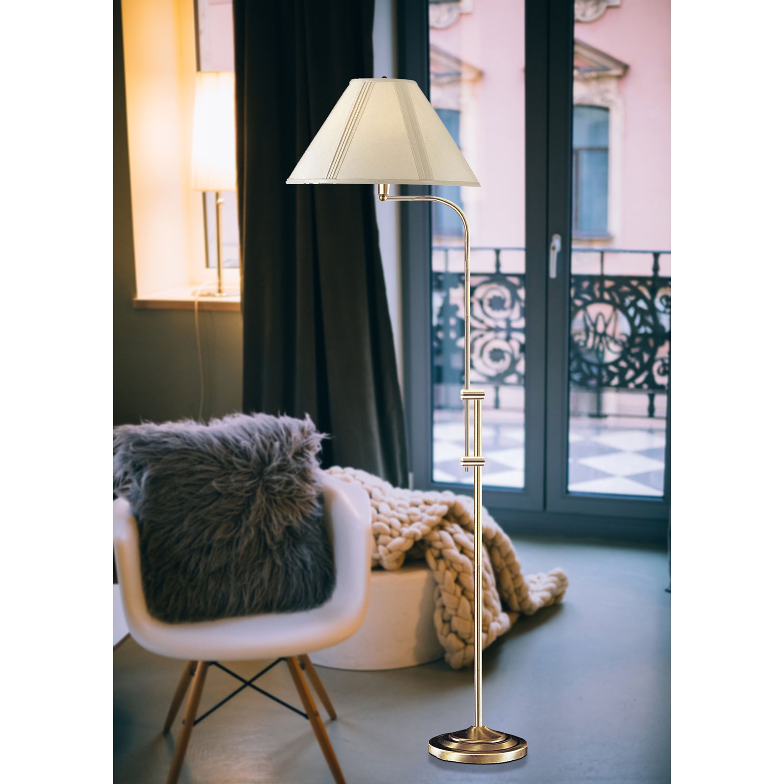 brass floor lamps